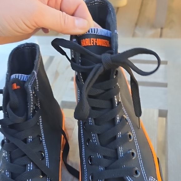 Mens Harley-Davidson High Top Sneakers Size 8.5 - Picture 5 of 6